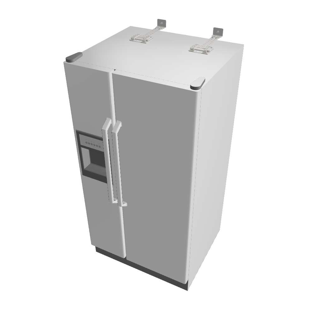 Standard Refrigerator Earthquake Fastening Kit (Wall Anchorage • Max 400 Lbs.)