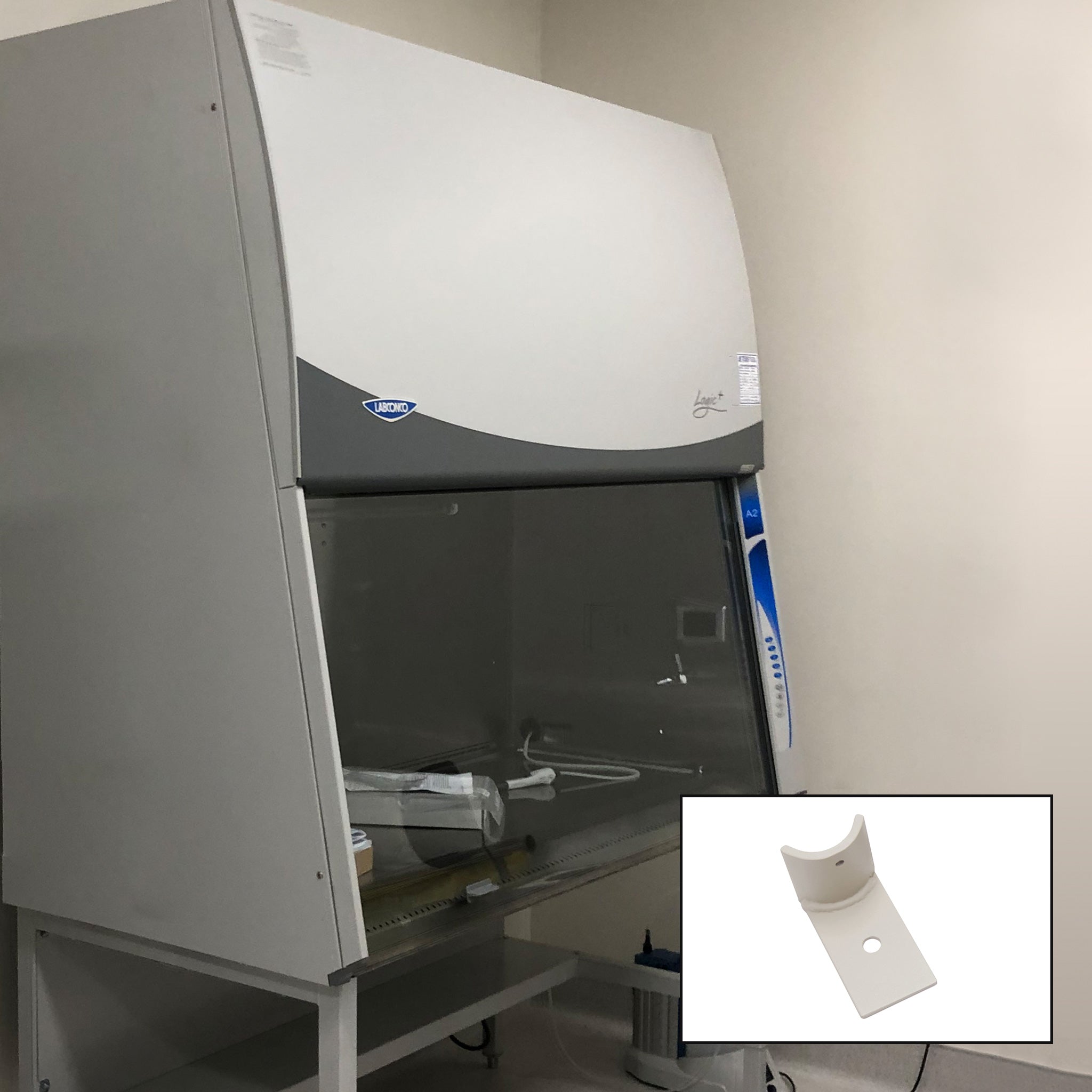 Biosafety Cabinet Fastening System (Floor Anchorage - Round Leg Brackets) (Max 800 Lbs.)
