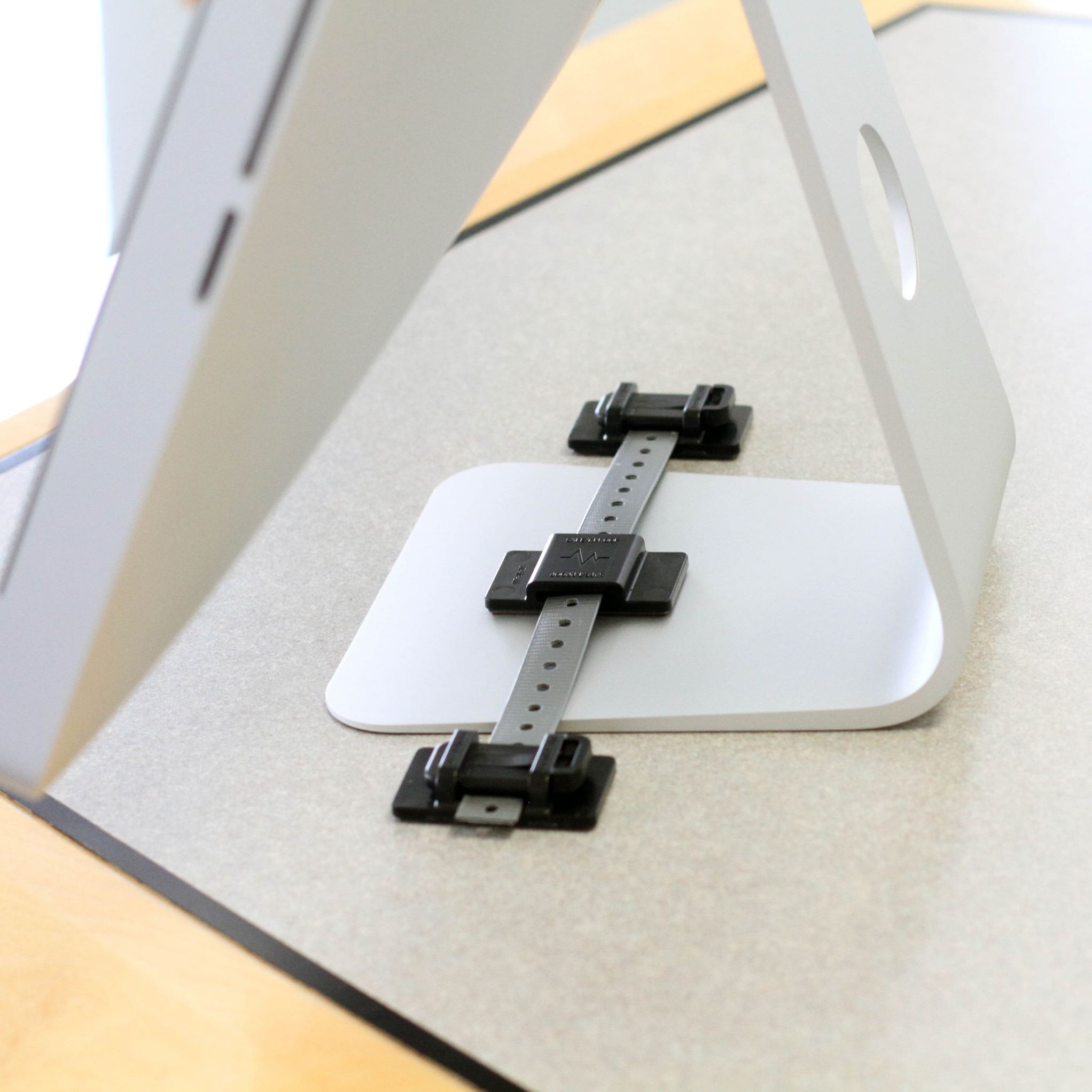 Tabletop Monitor Anti-Tip Fastener - SAFE-T-PROOF