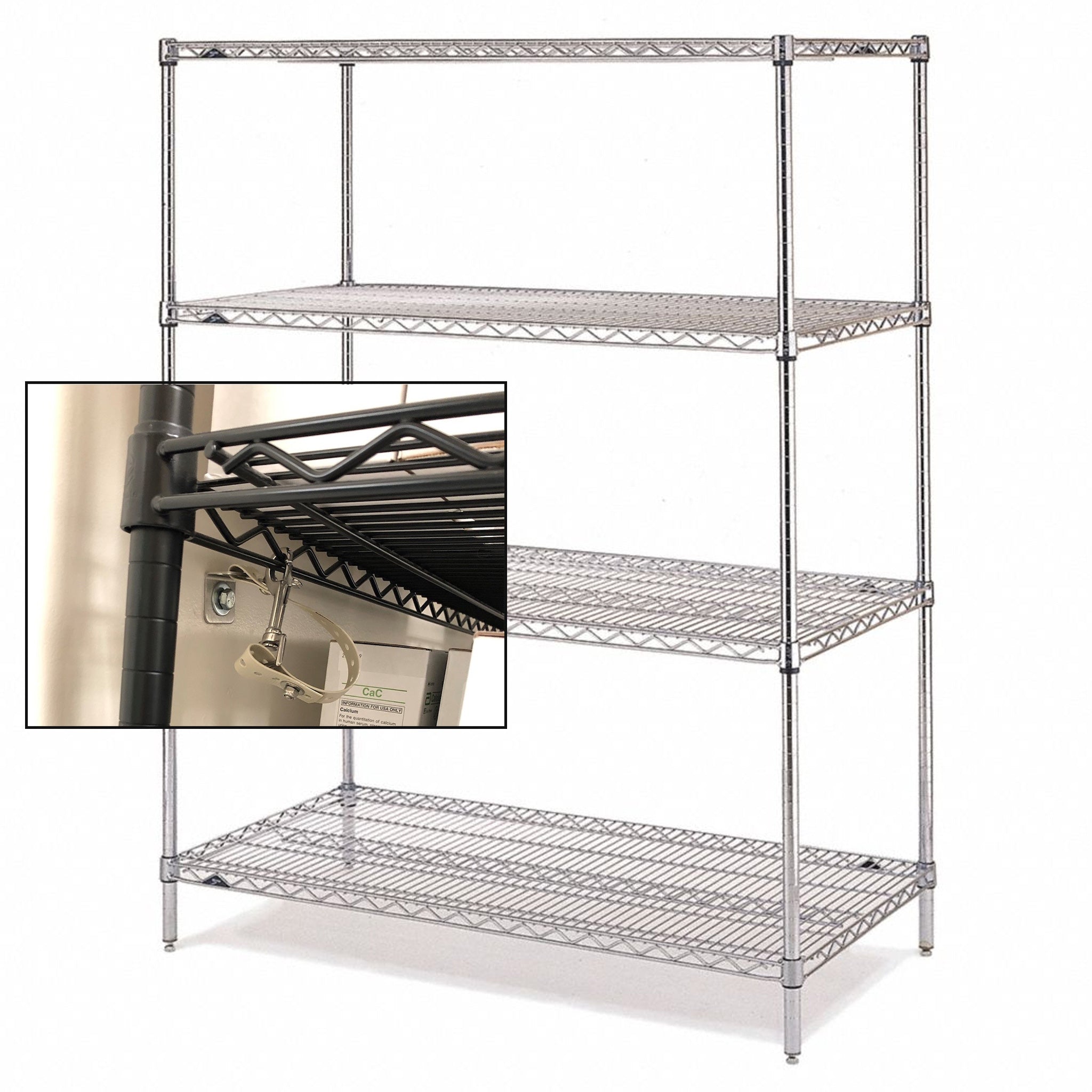 Storage Rack Fastening Kit | Earthquake Safety Fasteners - SAFE-T-PROOF