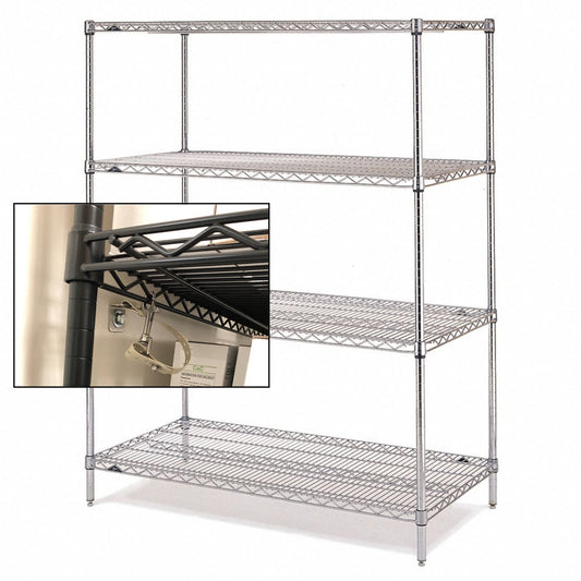 Storage Rack Fastening Kit (Wall Anchorage - Max 200 Lbs.)