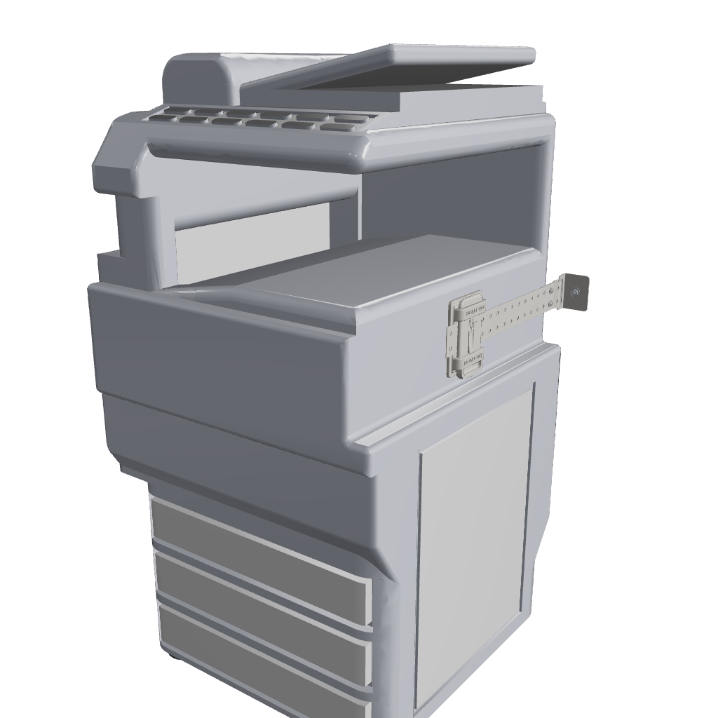 Floor Copier & Laser Printer Fasteners RC (Wall Anchorage - Max 400 Lbs.)