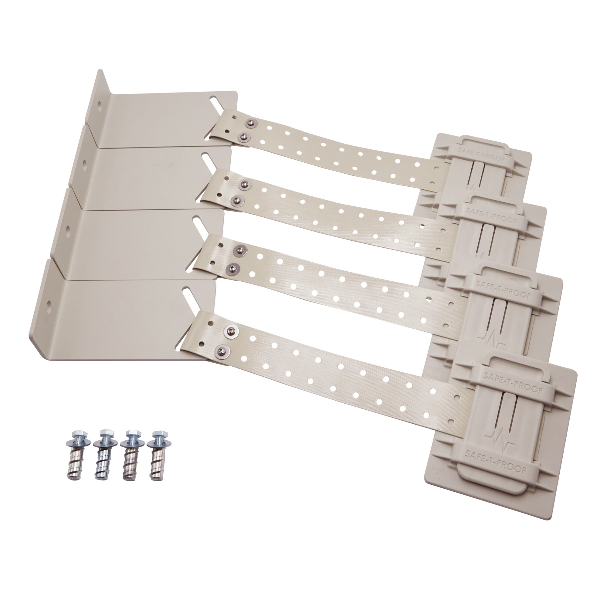 Standard Refrigerator & Cabinet Anchoring Kit (Floor Anchorage • Max 600 Lbs.)