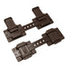 Tabletop Equipment Earthquake Fastening System, Strap, Microwaves, Small Appliances, Lab Hospital, brown, stp-201-02-bn