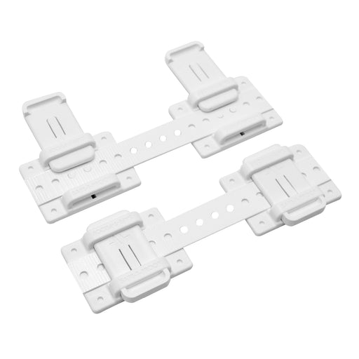 Tabletop Equipment Earthquake Fastening System, Strap, Microwaves, Small Appliances, Lab Hospital, white, stp-201-02-wt