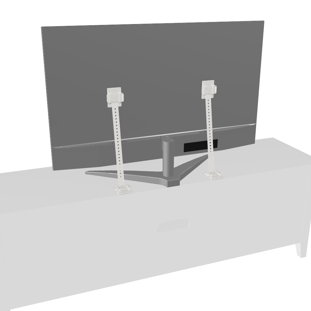 Flat Screen TV Anti-Tip Fasteners - SAFE-T-PROOF