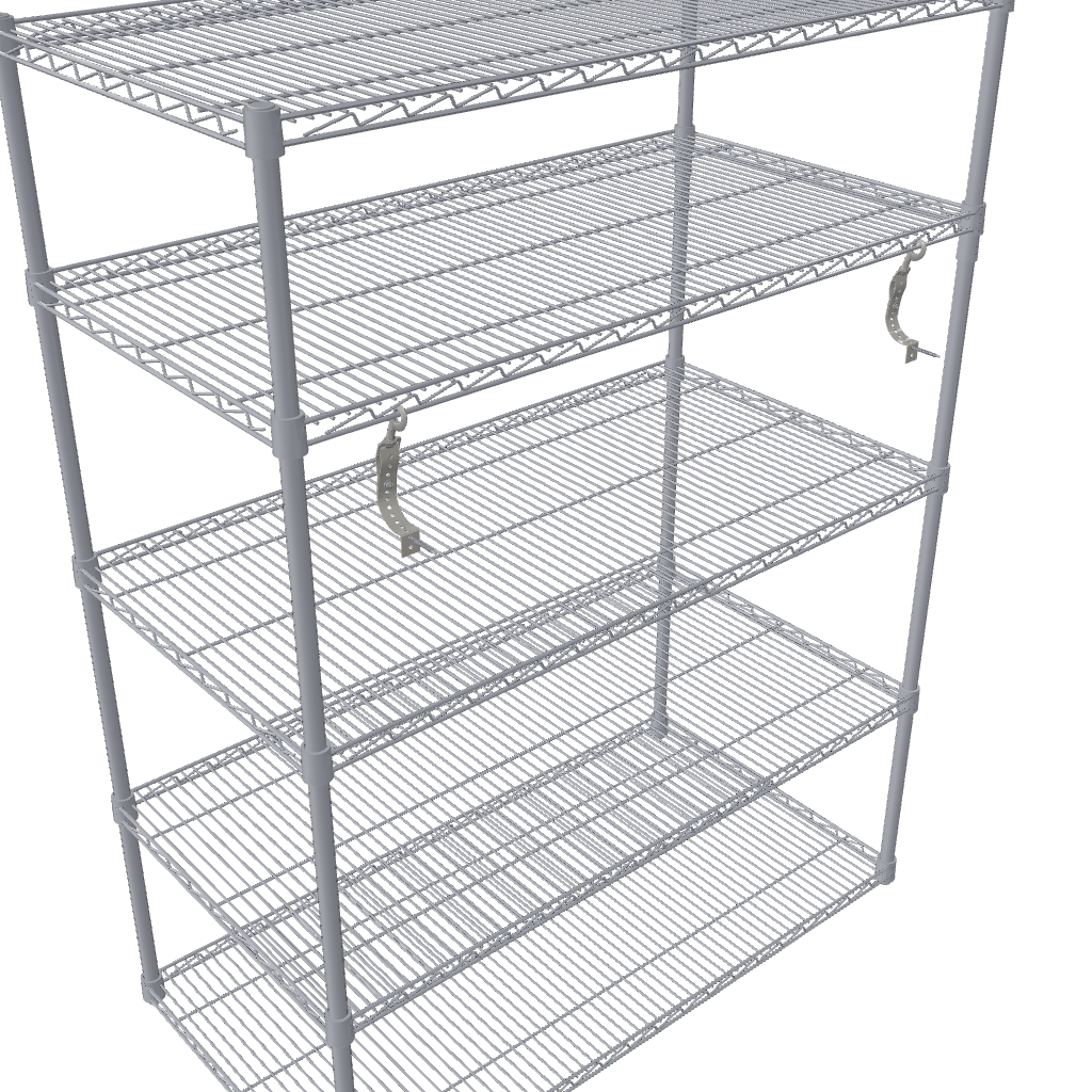 Storage Rack Fastening Kit (Wall Anchorage - Max 200 Lbs.)